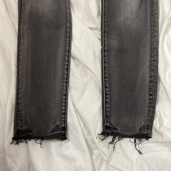 Women’s American Eagle Super Stretch Super Low Jegging, black/grey. Sz 4 - Picture 3 of 14